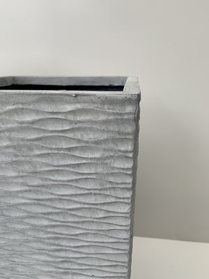 Macetero Hormigón de Río Cúbico