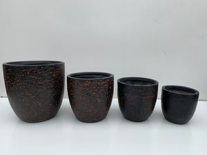 Macetero Craquelado Cilíndrico