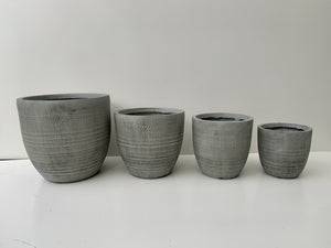 Macetero Mínimal-Rasguños Cilíndrico