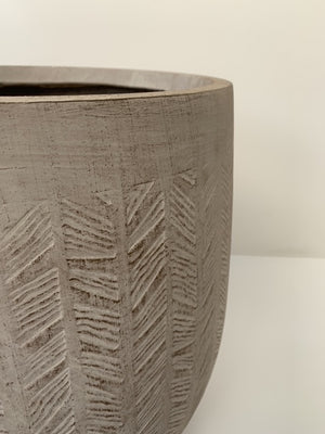 Macetero Flechas Rosa Cilíndrico