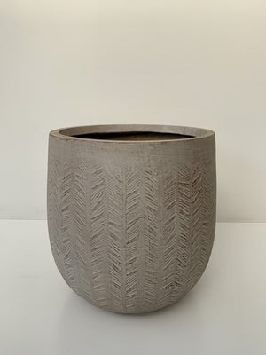 Macetero Flechas Rosa Cilíndrico