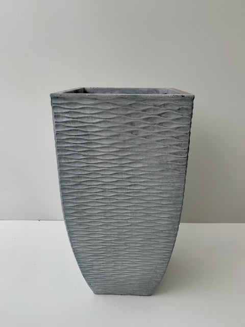 Macetero Hormigón de Río Cúbico