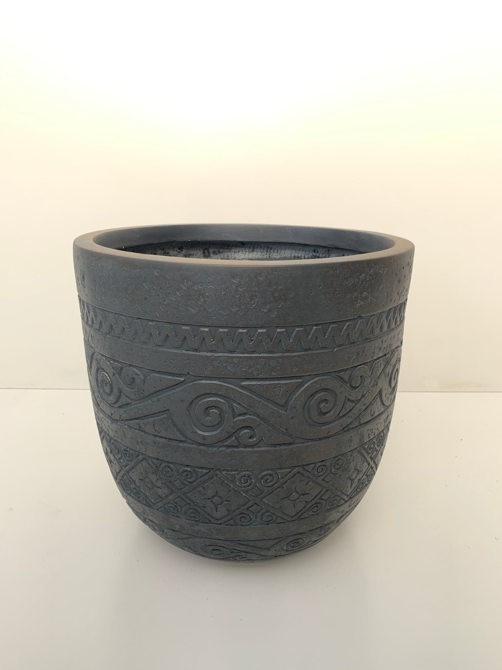 Macetero Tribal-Exótico Cilíndrico