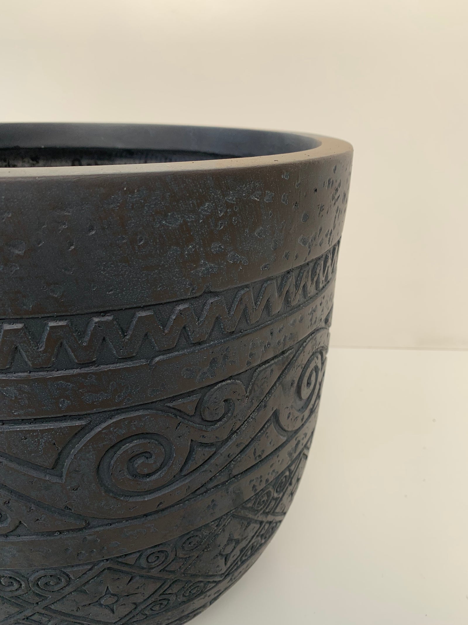 Macetero Tribal-Exótico Cilíndrico