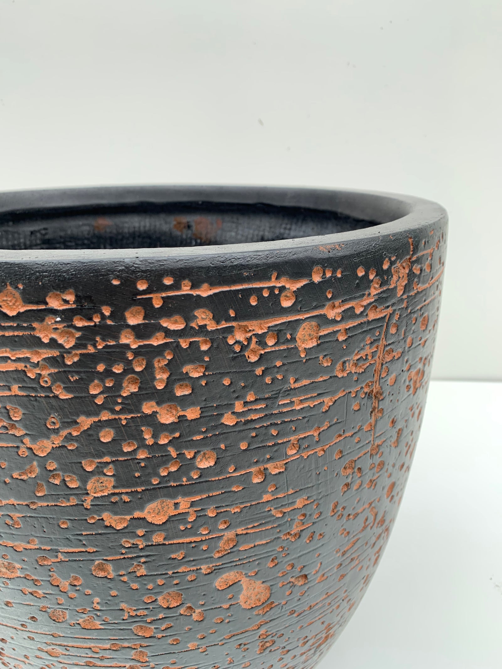 Macetero Craquelado Cilíndrico