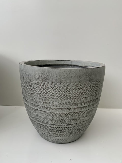Macetero Mínimal-Rasguños Cilíndrico