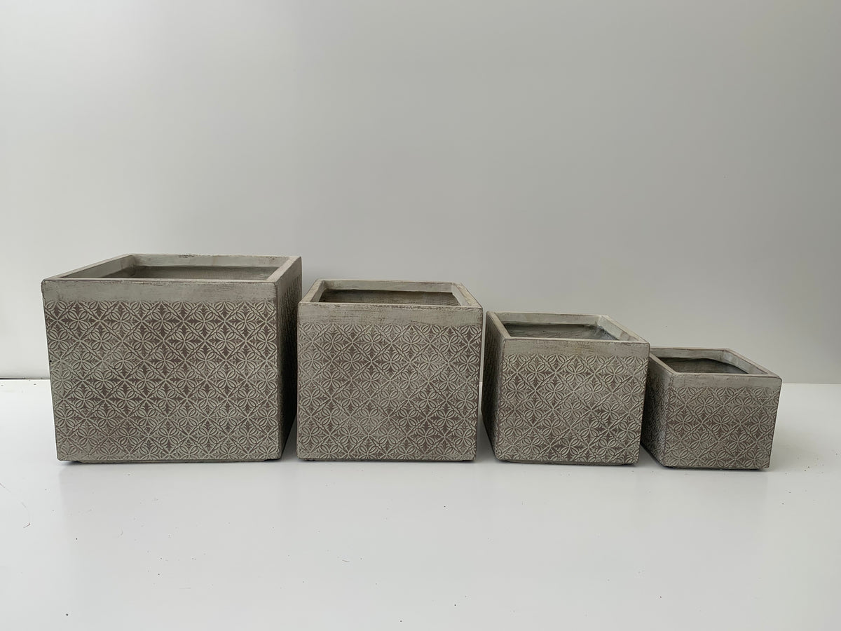 Macetero Mandalas Cubo