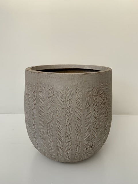 Macetero Flechas Rosa Cilíndrico